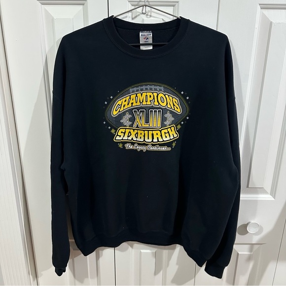 Y2K NFL Pittsburgh Steelers Championship Crewneck - Picture 1 of 5